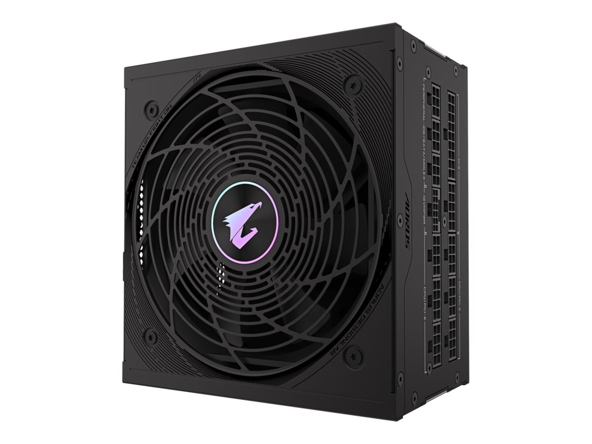 AORUS ELITE AE1000PM PG5 - Strømforsyning (intern) - ATX12V 3.0/ EPS12V - 80 PLUS Platinum - AC 100-240 V - 1000 Watt - aktiv PFC