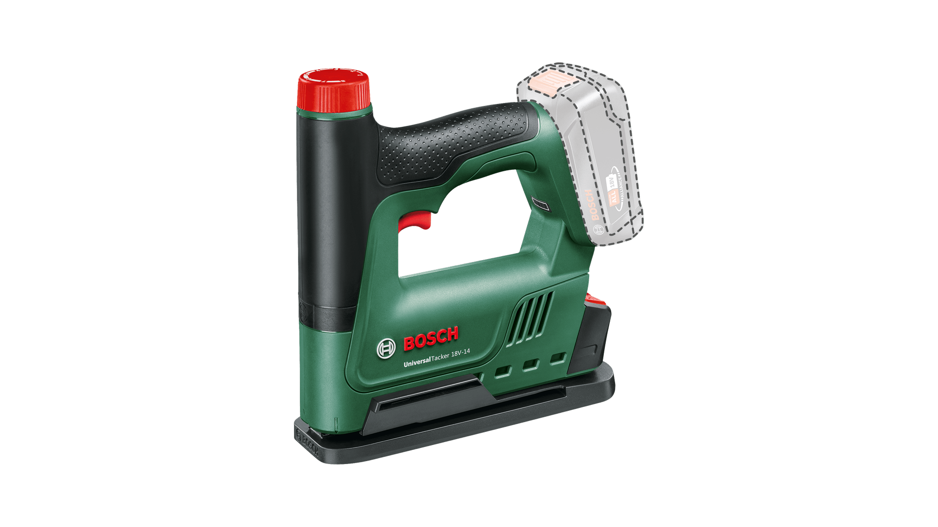 Bosch UniversalTacker 18V-14, Sømpistol/hæftepistol, Lige magasin, 30 skud/min, 1,14 cm, 6 mm, 1,4 cm - SOLO