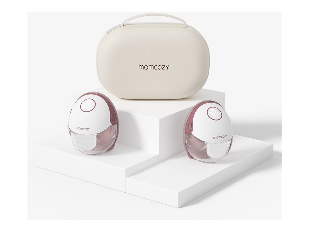 Momcozy M6 dobbelt brystpumpe (rød)