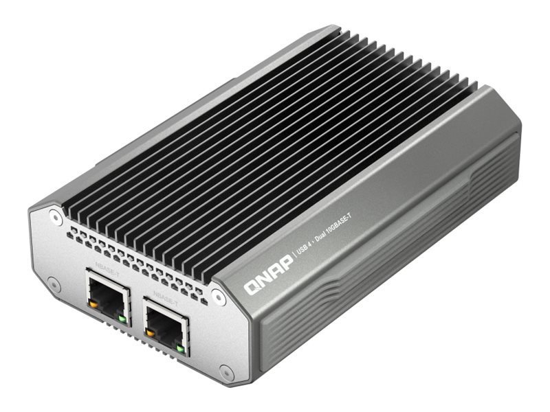 QNAP QNA-UC10G2T - network adapter - USB4 / Thunderbolt 4 - 10Gb Ethernet x 2
