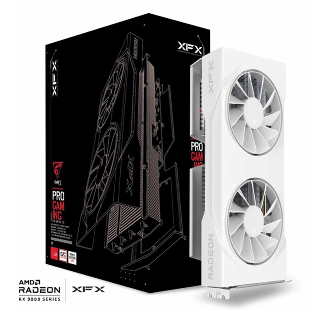 XFX Radeon RX 9060 XT GAMING - 8GB GDDR6 RAM - Grafikkort