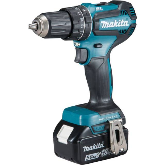 Makita DHP485RTJ slagboremaskine inkl. 2 x 5,0Ah batterier og lader
