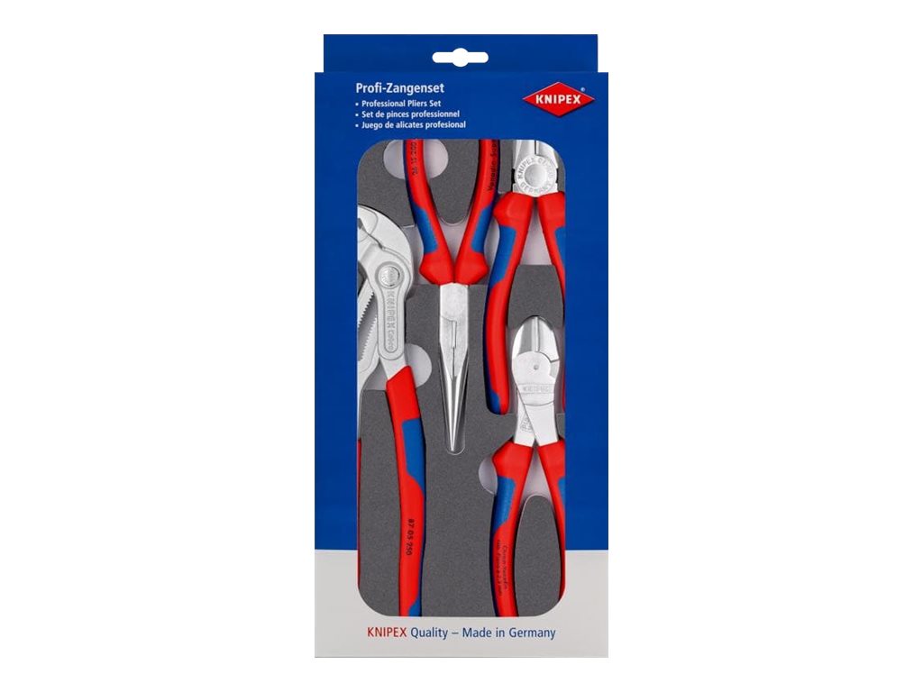 KNIPEX - Tangsæt - 4 stykker - i bakke