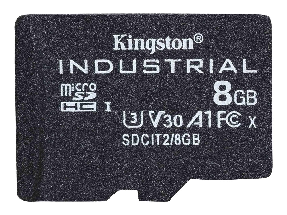 Kingston 8GB microSDHC Industrial C10 A1 pSLC Card w/o Adapter