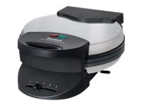 Tefal Ultra Compact WM 310D - Vaffeljern - 1 kW - matsort/rustfrit stål