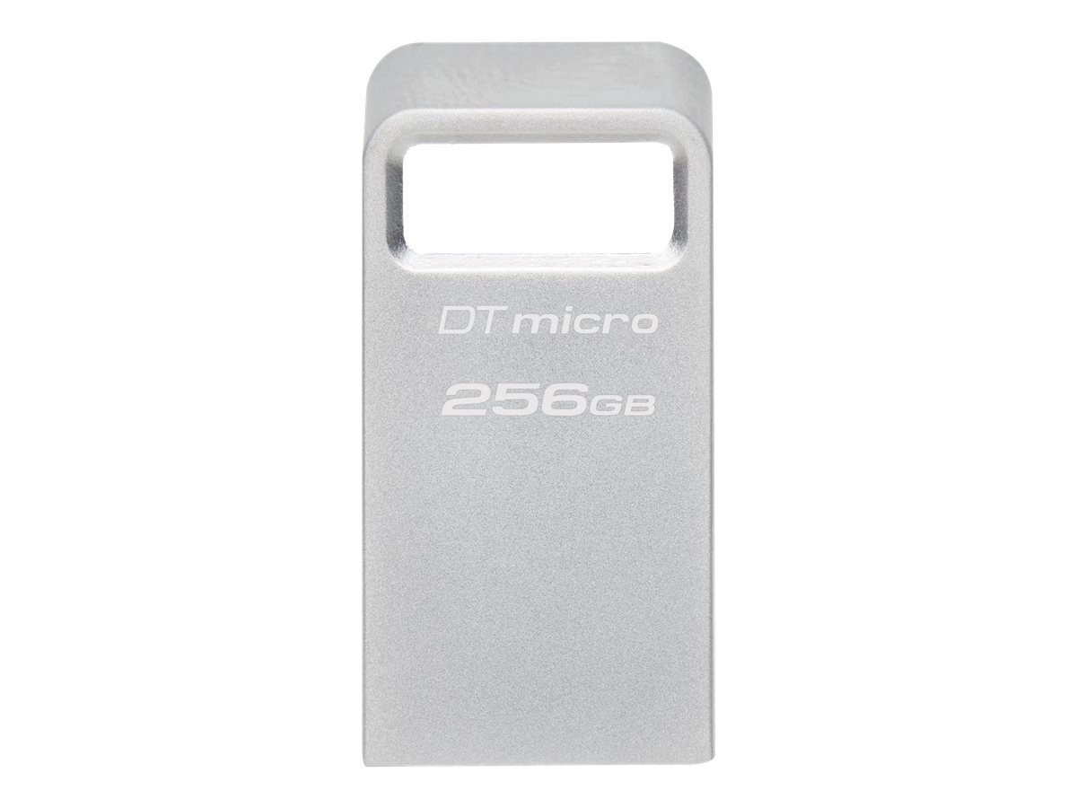 Kingston Technology Datatraveler 256 Gb Micro 200mb/s Metal Usb 3.2 Gen 1 256gb Usb-a Sølv