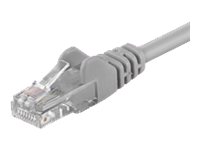 Goobay Netværkskabel CAT 5e, U/UTP, grå, 3 m kobberbeklædt aluminiumleder (CCA)