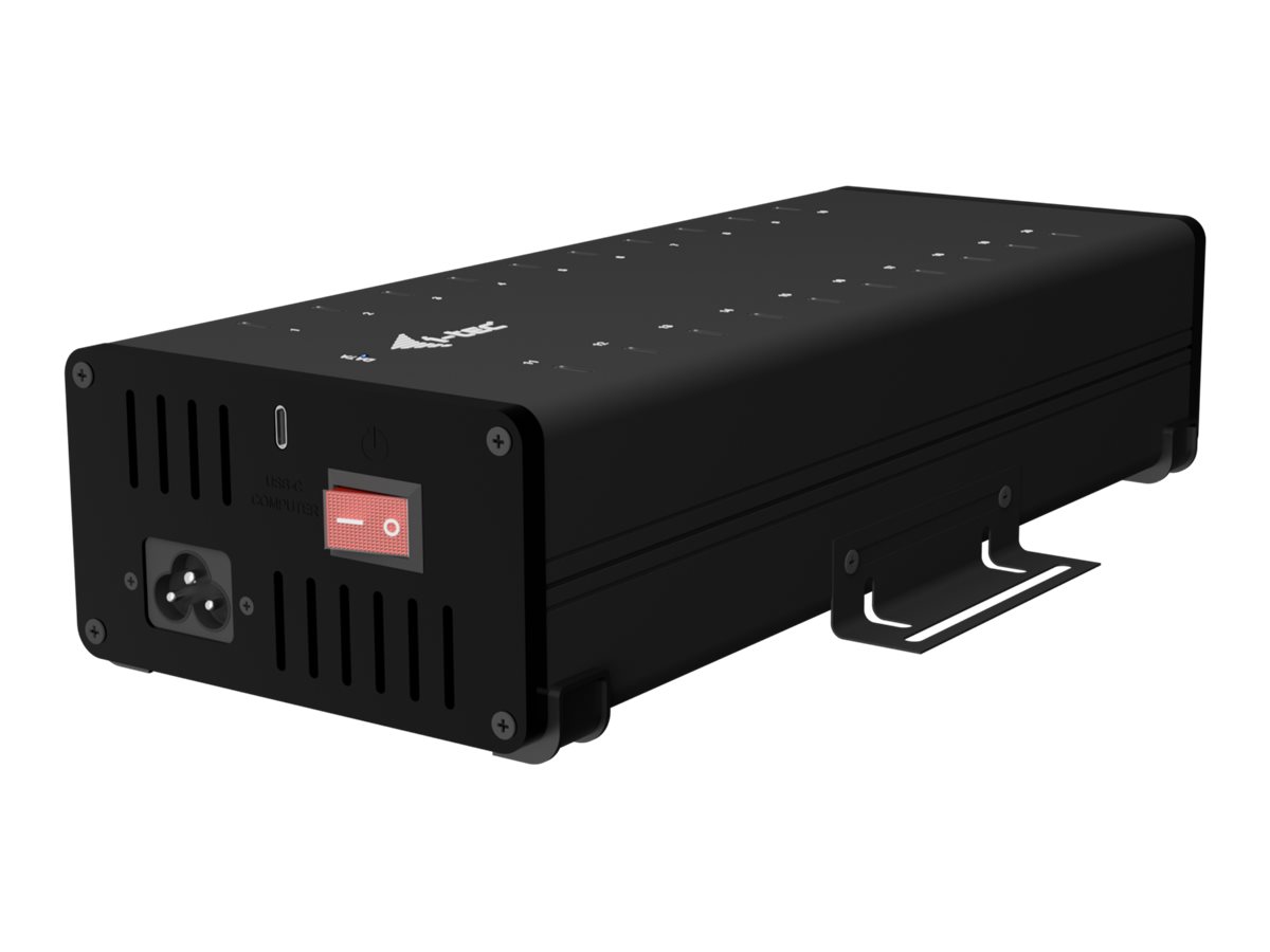 I-Tec Hub - 20-Port - 2x USB3.2 Gen1 - 15W/port USB hub - 20 ports - Sort