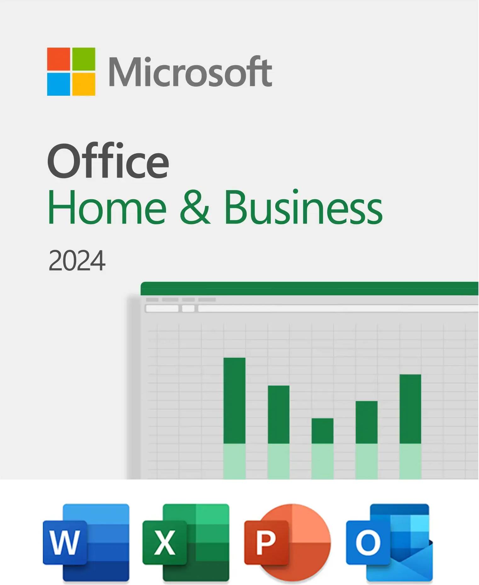 Microsoft Office Home and Business 2024 - Bokspakke - 1 PC/Mac - mediefri - Win, Mac - Svensk - Eurozone