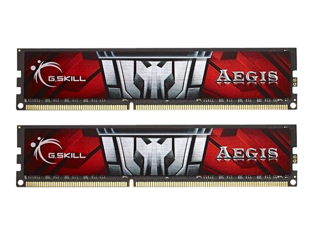 G.Skill AEGIS DDR3 16GB kit 1600MHz CL11 Ikke-ECC