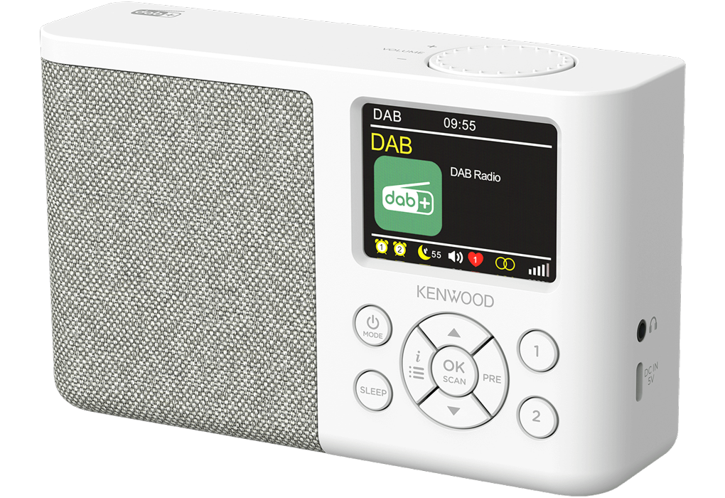 Kenwood CR-M33DAB radio Bærbar Digital Hvid