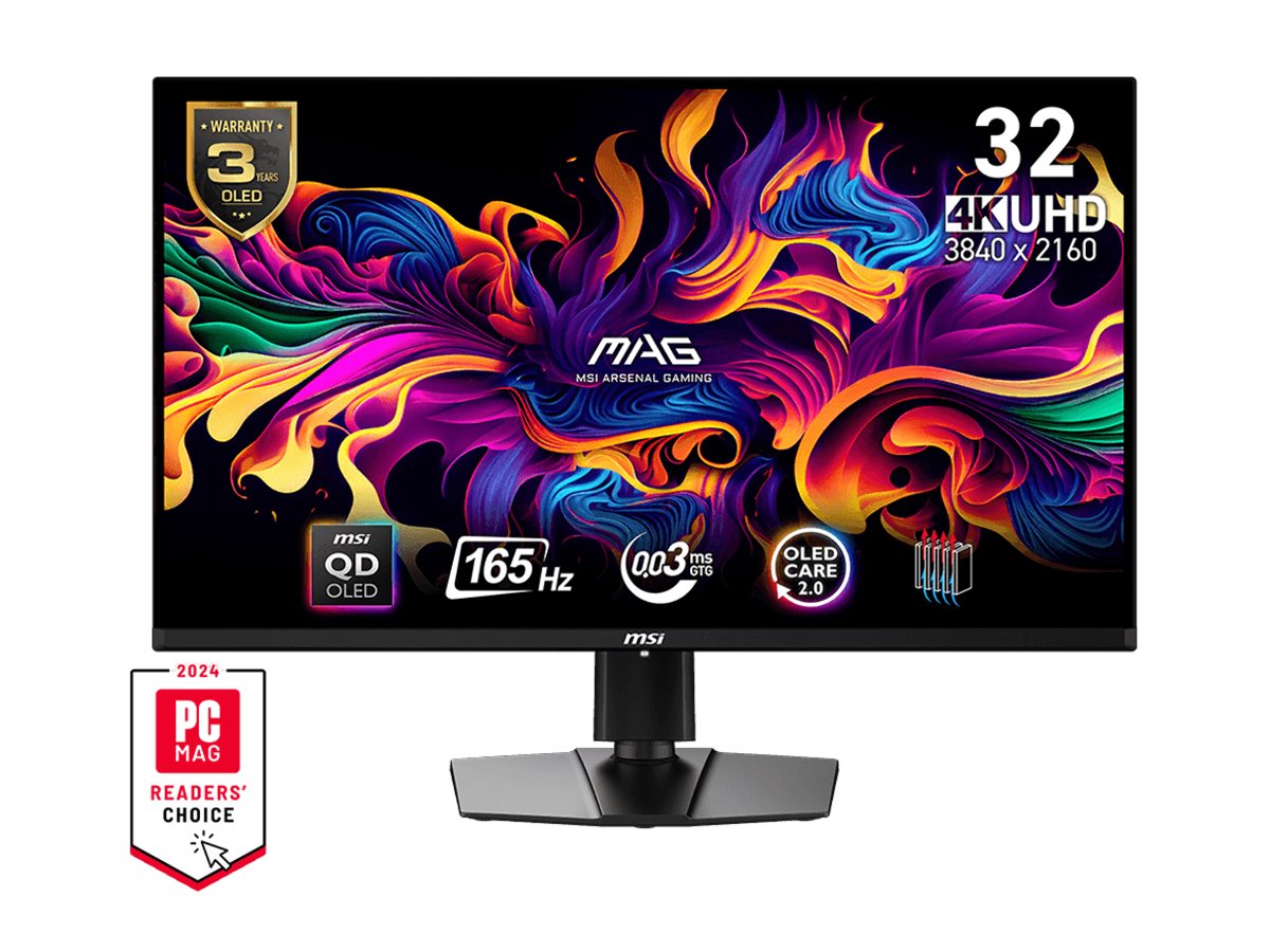 MSI MAG 321UPDE 32" 3840 x 2160 (4K) HDMI DisplayPort USB-C 165Hz
