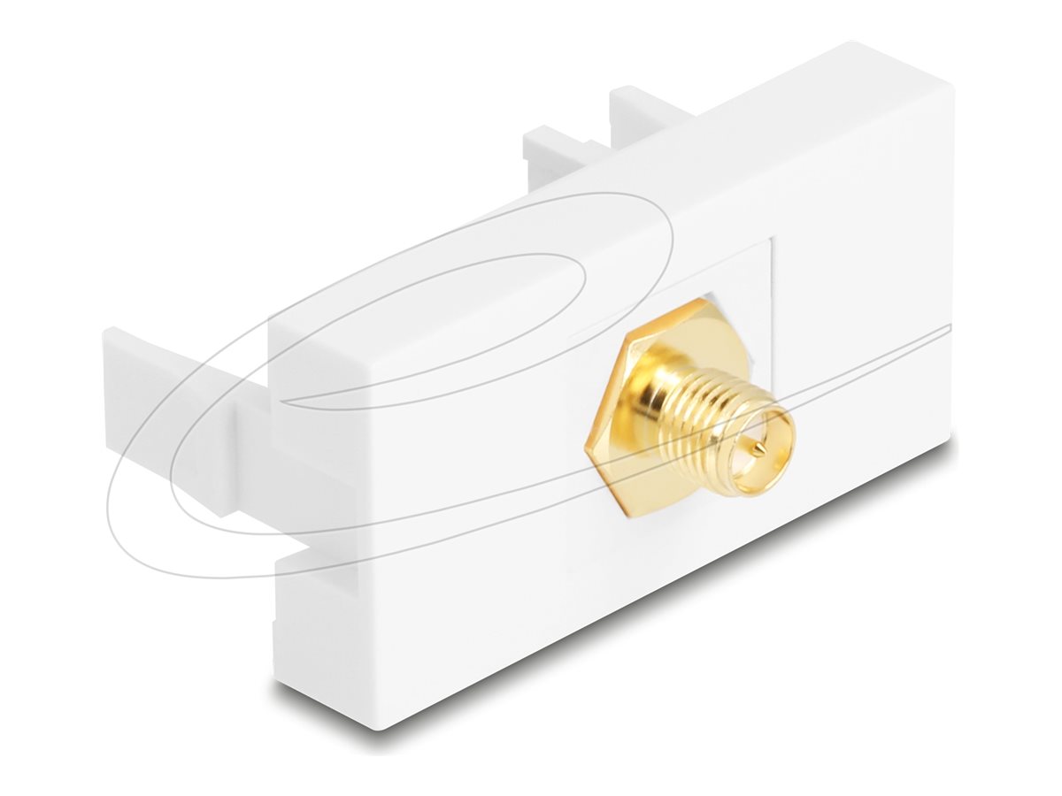 Delock Easy 45 - klik i-modul - 1 gang - hvid