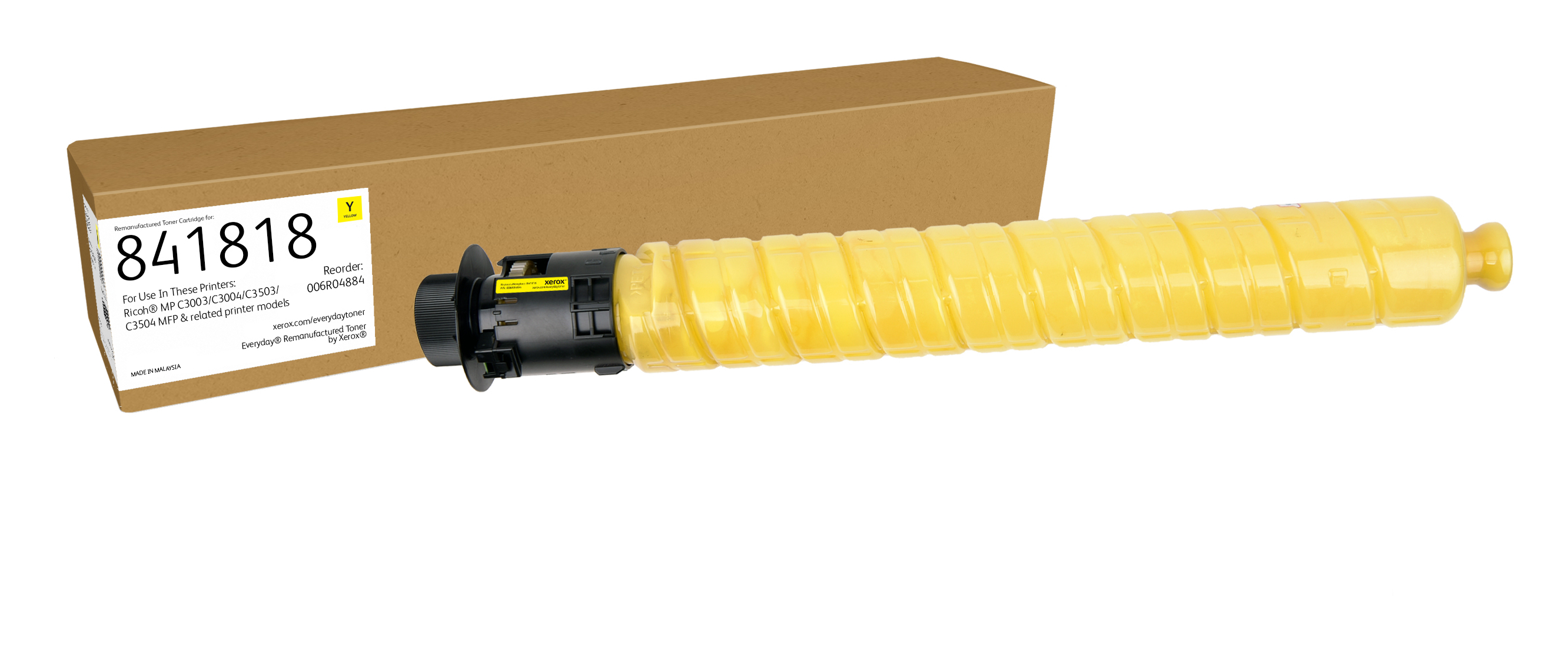 Xerox Everyday - yellow - compatible - remanufactured - toner cartridge (alternative for: Ricoh 841818) - Green World Alliance return programme