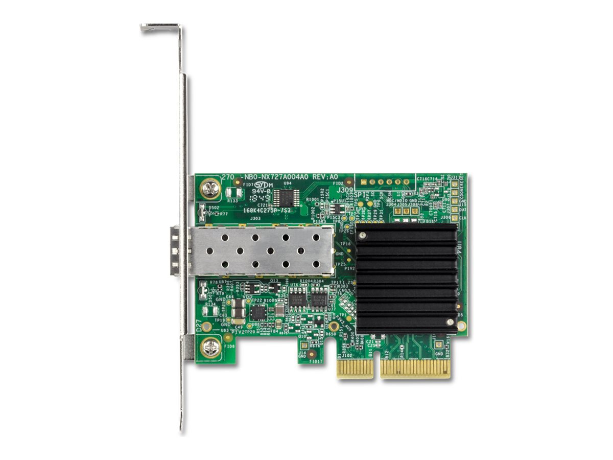 TRENDnet TEG-10GECSFP - Netværksadapter - PCIe 2.0 x4 lavprofil - 10 Gigabit SFP+ - TAA-kompatibel