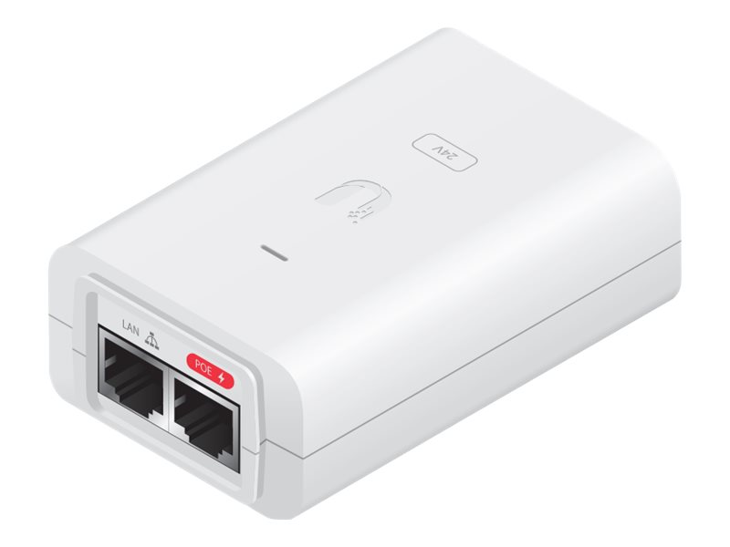 Ubiquiti POE-24-30W-G-WH PoE Injector 24VDC 30W Gbit
