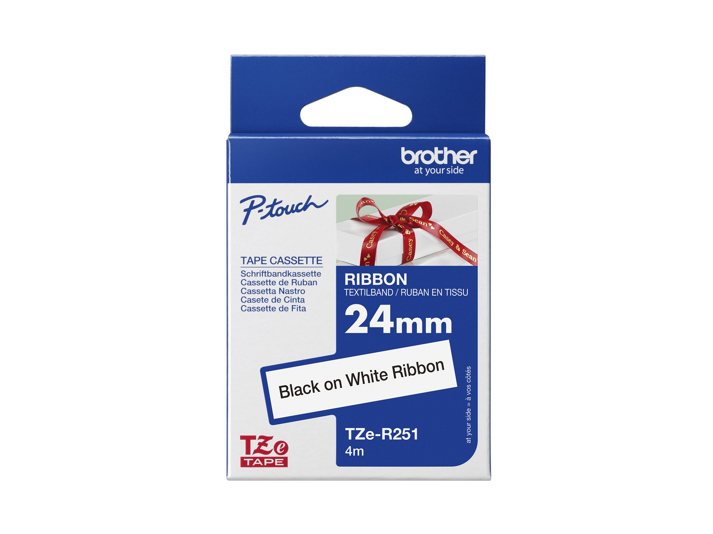Brother TZe R251 Båndtape (2,4 cm x 4 m) 1kassette(r)
