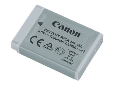 Canon Battery Pack NB-13L - Batteri - Li-Ion - 1250 mAh - for PowerShot G1, G5, G7, G9, SX620, SX720, SX730, SX740
