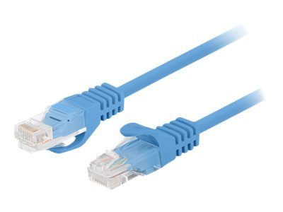 Lanberg CAT 6 Ikke afskærmet parsnoet (UTP) 50cm Patchkabel Blå RAL 5012