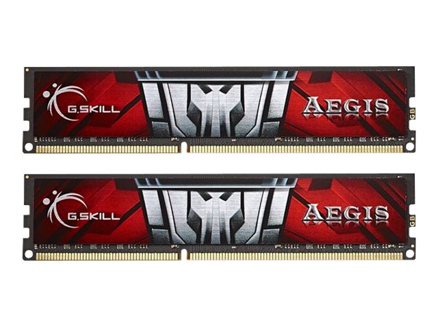 G.Skill AEGIS DDR3 8GB kit 1600MHz CL11 Ikke-ECC