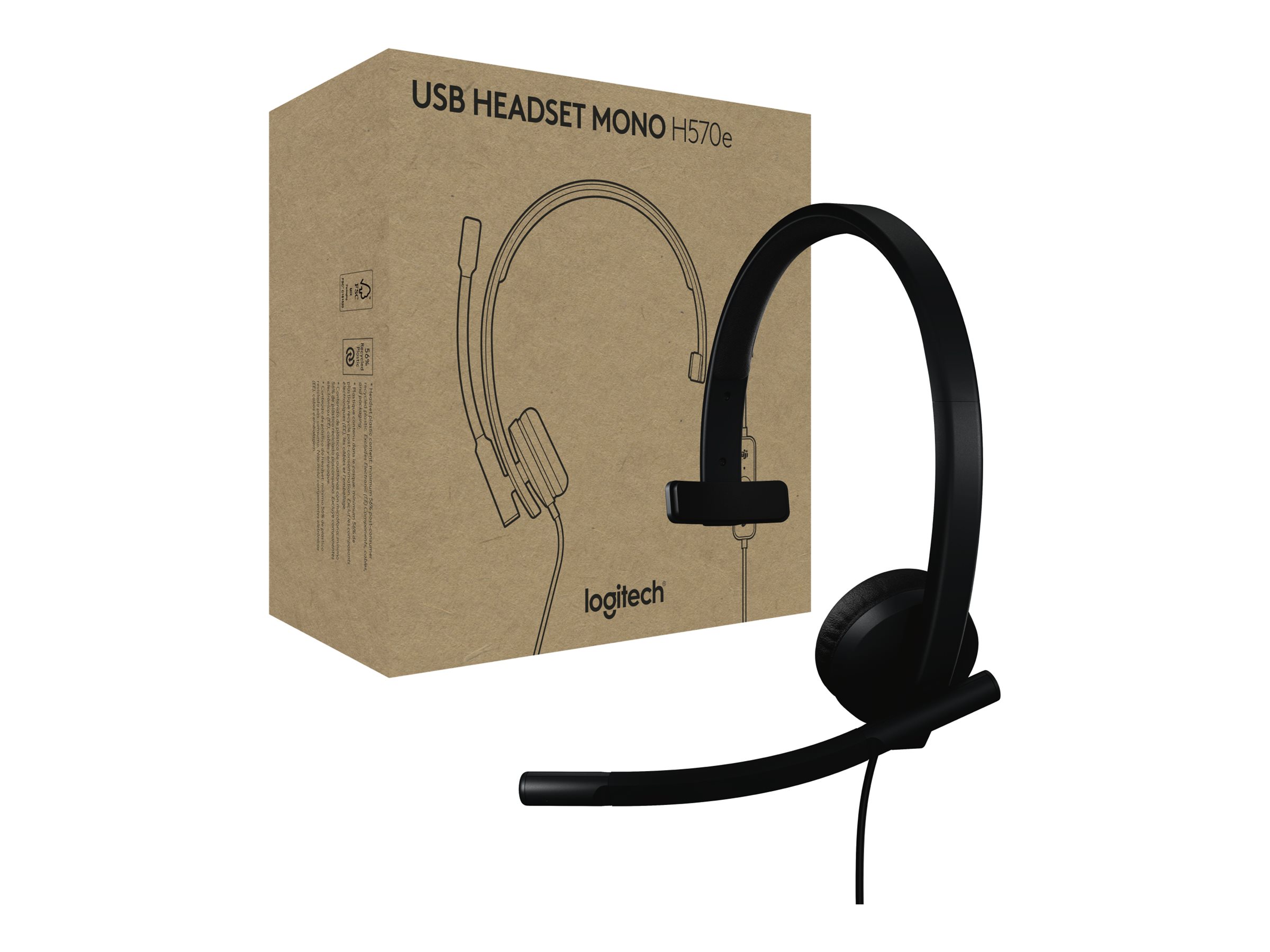 Logitech H570e Mono Usb-a Microsoft Teams Sort