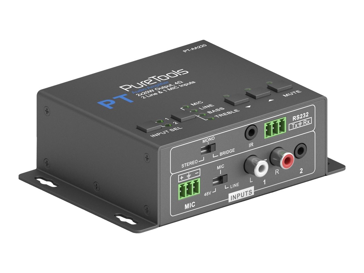 PureTools PT-AA220 Forstærker Sort