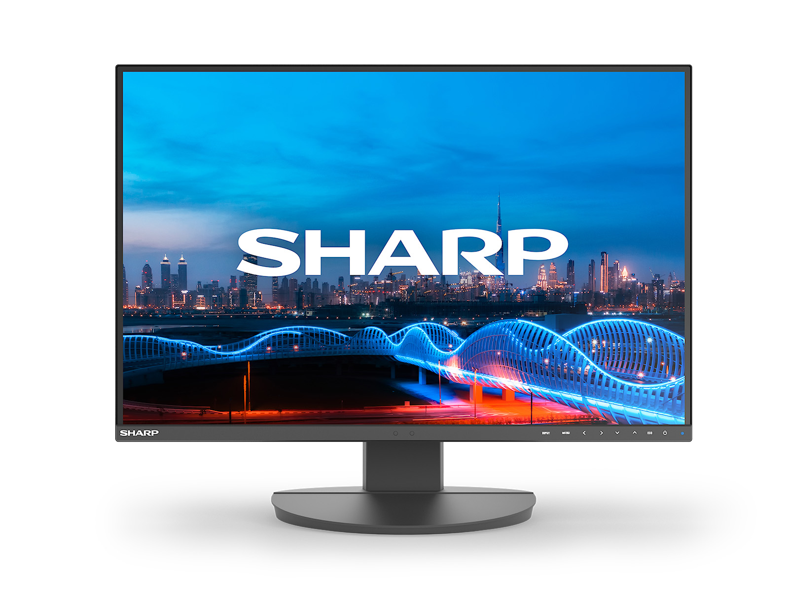 Sharp MultiSync EA241W computerskærm 61 cm (24") 1920 x 1200 pixel Fuld HD LCD Sort