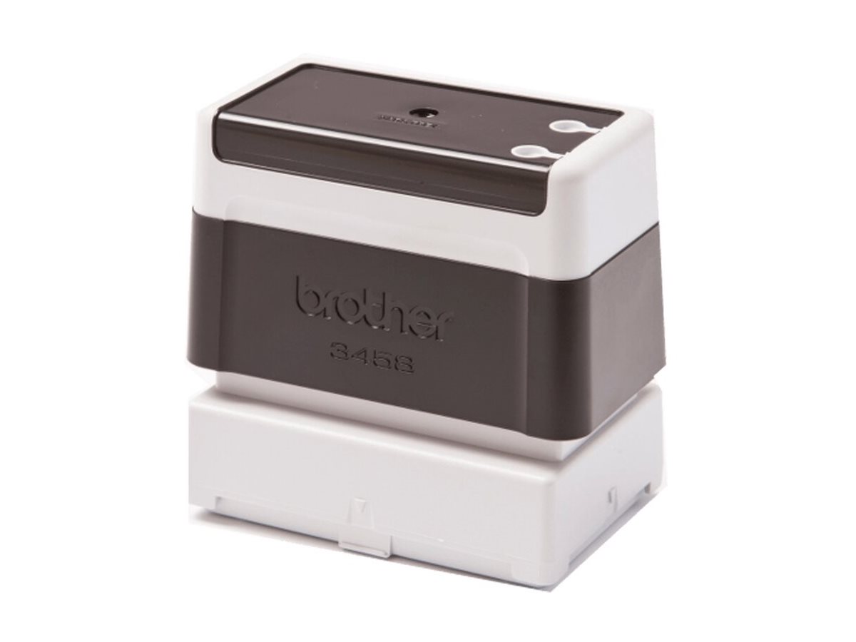 Brother 3458 Stempel 34 x 58 mm Sort