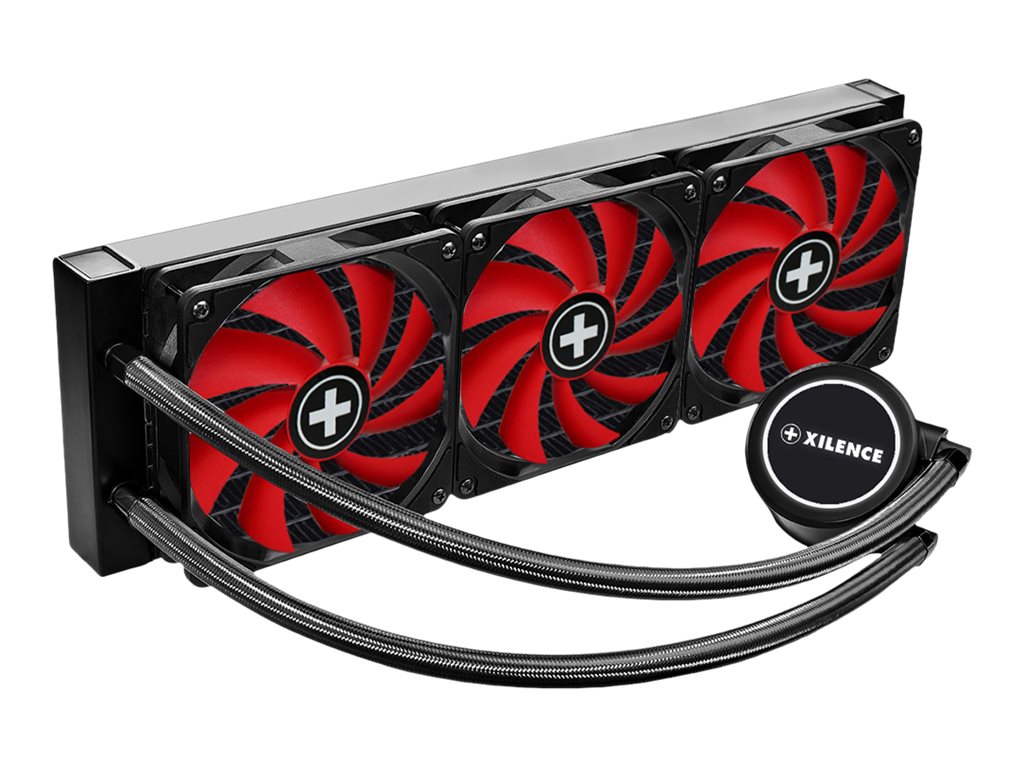 Xilence Performance A+ Series LiQuRizer LQ360 Vandkøler 1-pack Sort Rød 120 mm billede