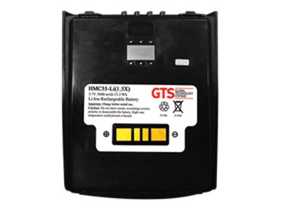 GTS HMC55-LI(1.5X), Batteri, Motorola MC55/65/67, Sort, Lithium-Ion (Li-Ion), 3600 mAh, 3,7 V