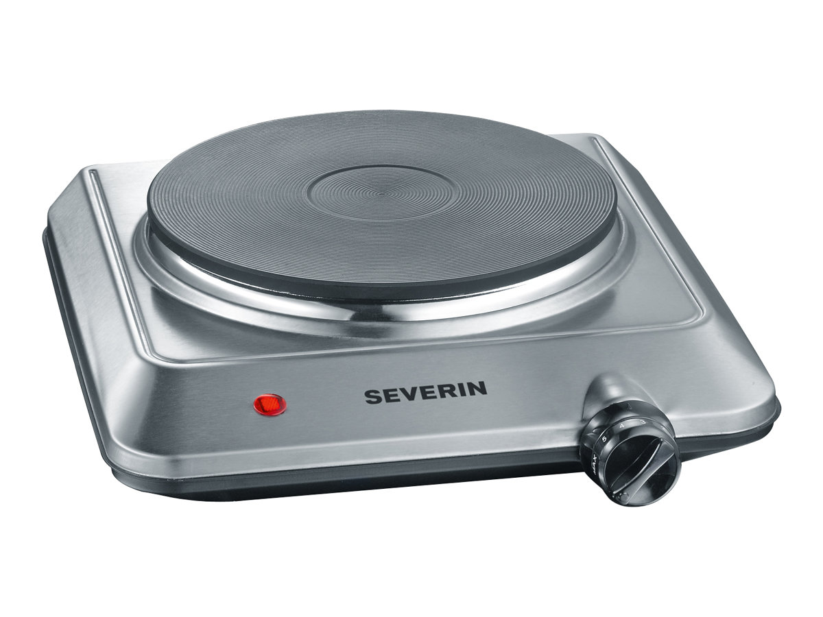 SEVERIN KP 1092 - El-varmeplade - 1.5 kW - børstet rustfrit stål