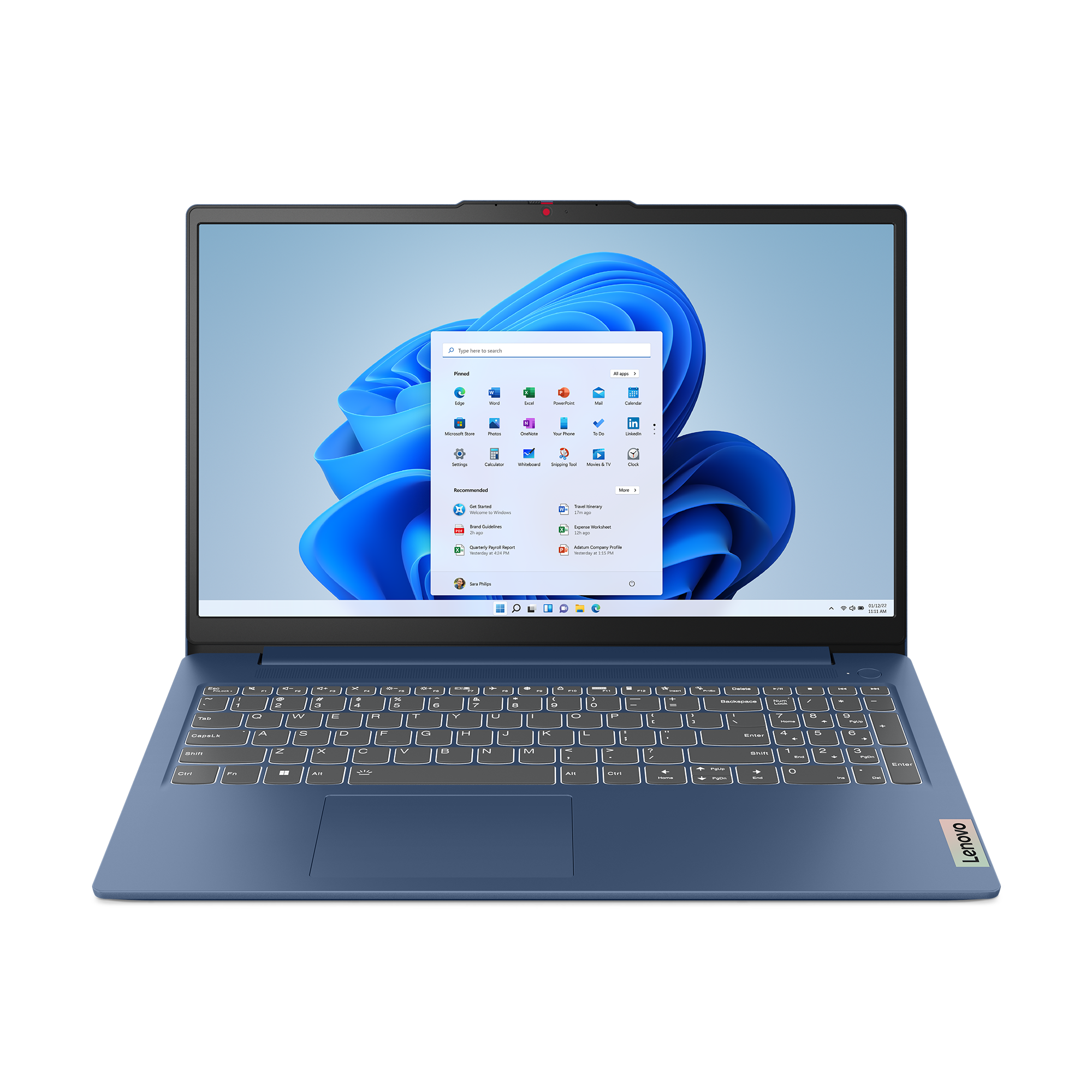 Lenovo IdeaPad Slim 3 15AMN8 AMD Ryzen™ 3 7320U Laptop 39,6 cm (15.6") Fuld HD 8 GB LPDDR5-SDRAM 512 GB SSD Wi-Fi 5 (802.11ac) Windows 11 Home E