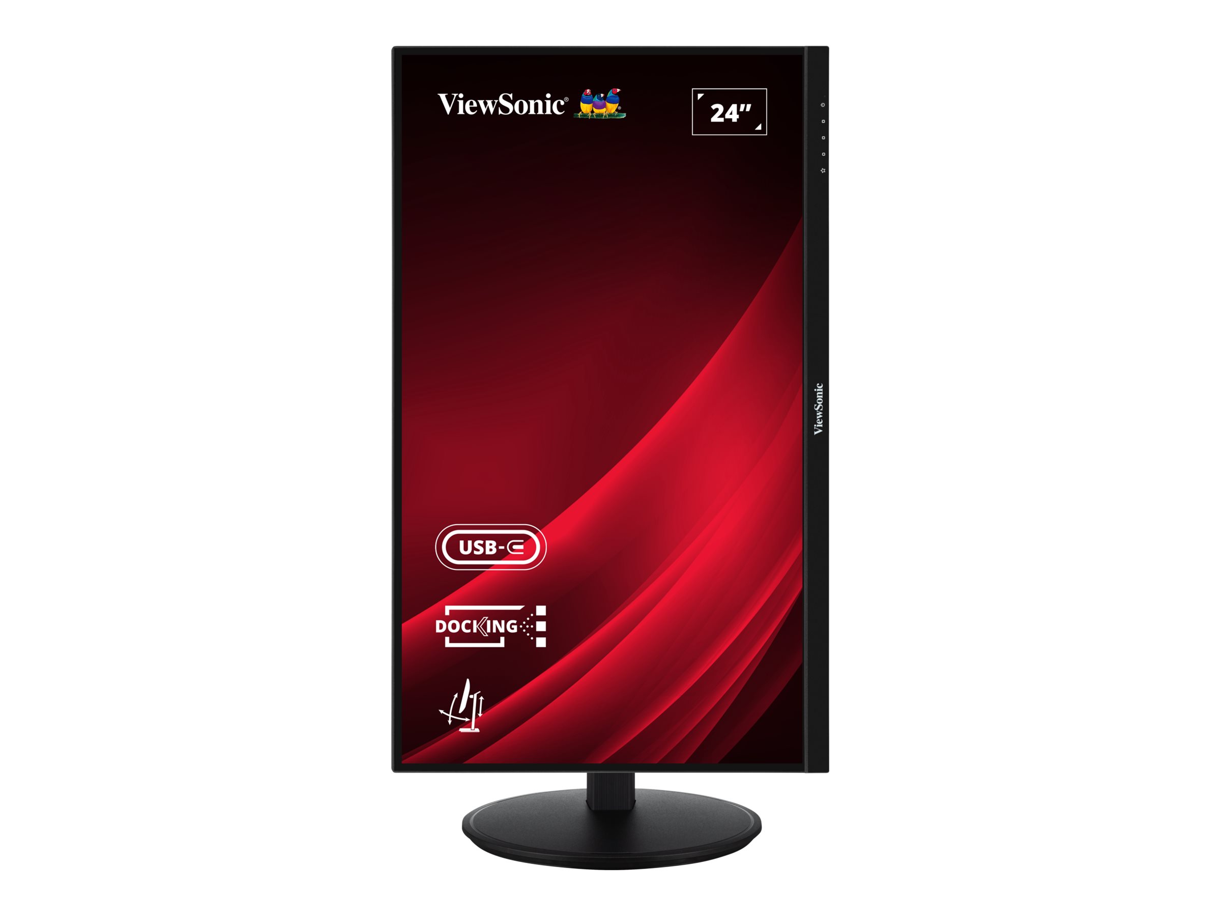 ViewSonic VG2409U-2 24" 1920 x 1080 (Full HD) USB-C 3.2 HDMI DisplayPort 100Hz Pivot Skærm