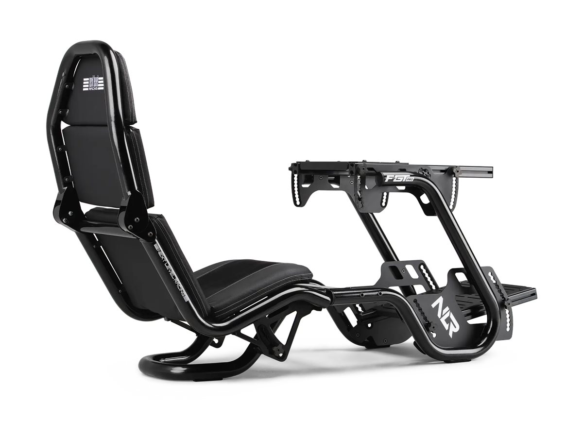 Next Level Racing F-GT Pro Formula and GT Racing Simulator Cockpit - Black Sim racercockpit - Sort - Metal base - Op til 150 kg