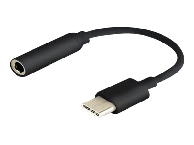 Savio AK-35/B kabel kønsskifter USB Type 3.1 C Jack 3.5mm Sort