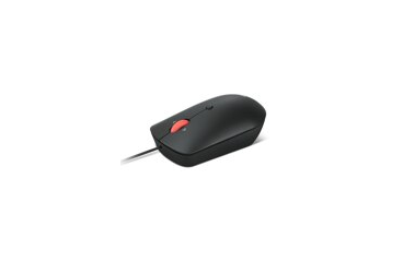 Lenovo ThinkPad Compact - Mus - højre- og venstrehåndet - optisk - 4 knapper - kablet - USB, USB-C - ravnsort - OEM