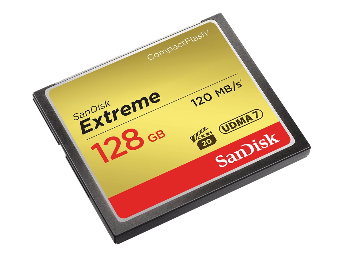 SanDisk Extreme - Flashhukommelseskort - 128 GB - 567x - CompactFlash