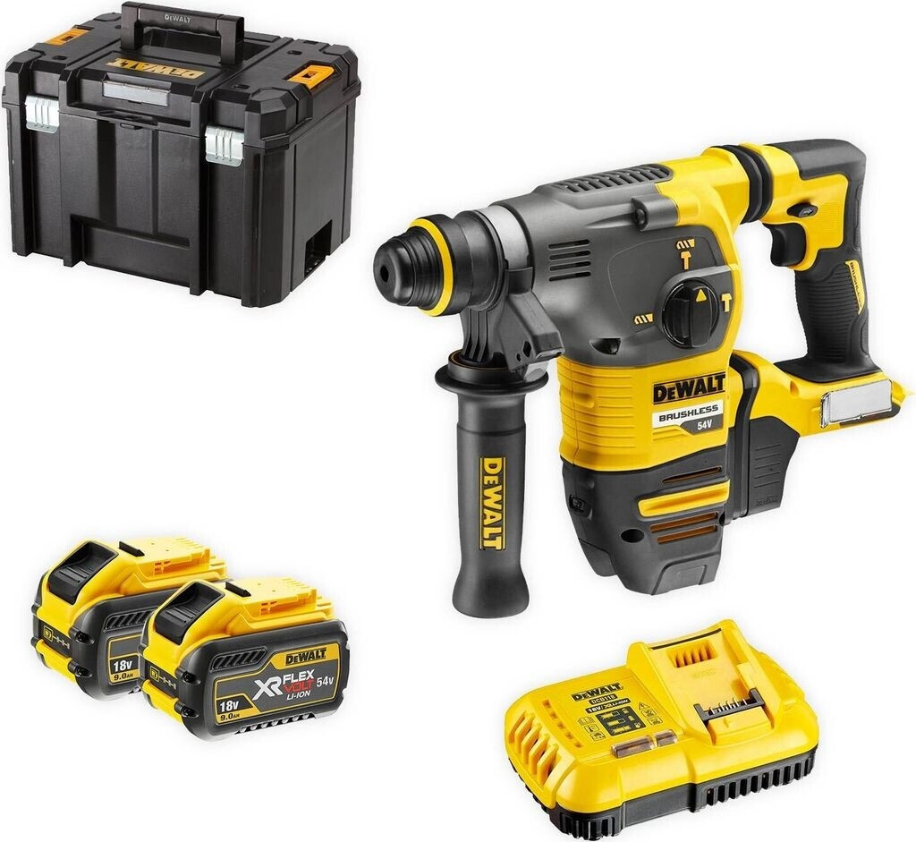 Dewalt Mlotowiertarka akumulatorowa SDS-Plus 54V 3,5J 2 x 9Ah w kufrze (DCH333X2)