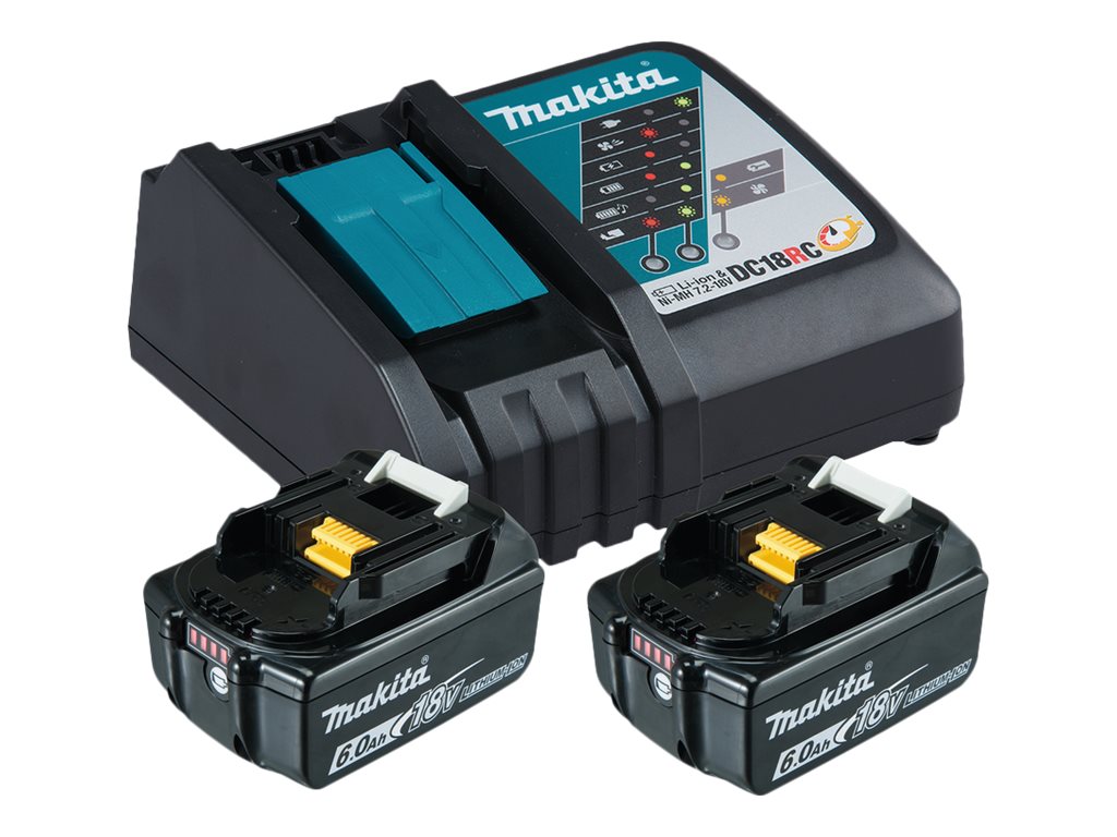 Makita DC18RC battery charger - with battery - 2 - Li-Ion