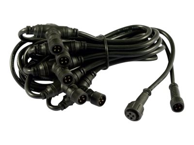 Synergy 21 Forlængerkabel til strøm 3m Sort