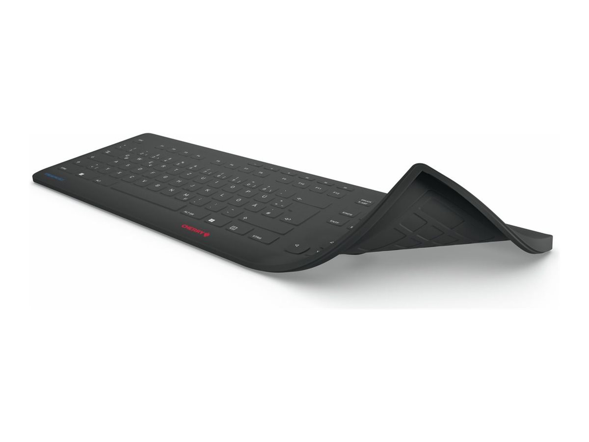 CHERRY STREAM Tastatur Saks Kablet USA med Euro-symbol