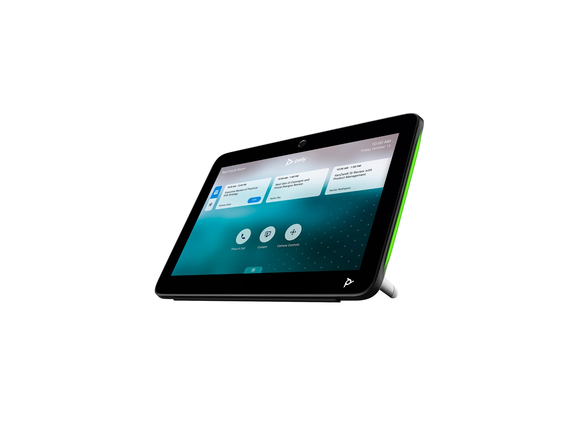 HP Poly TC10 - Uden strømledning - berøringscontroller - Certified for Zoom Rooms - sort