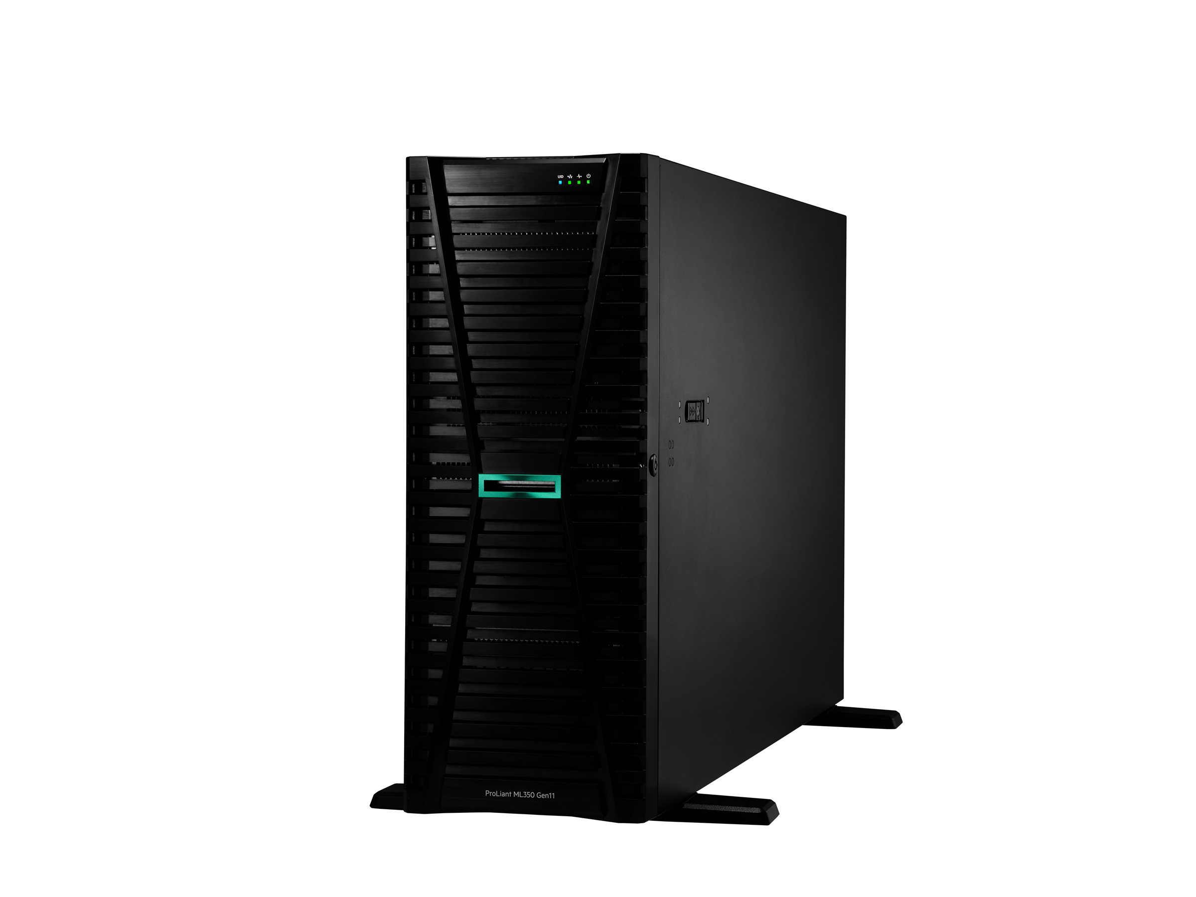 HPE ProLiant ML350 Gen11 - Server - tower 4U - 2-vejs - 1 x Xeon Silver 4510 / op til 4.1 GHz - RAM 64 GB - SATA/SAS/NVMe - hot-swap 2.5 bås(e) - SSD 2 x 960 GB - Gigabit Ethernet - intet OS - skærm: ingen - Smart Choice