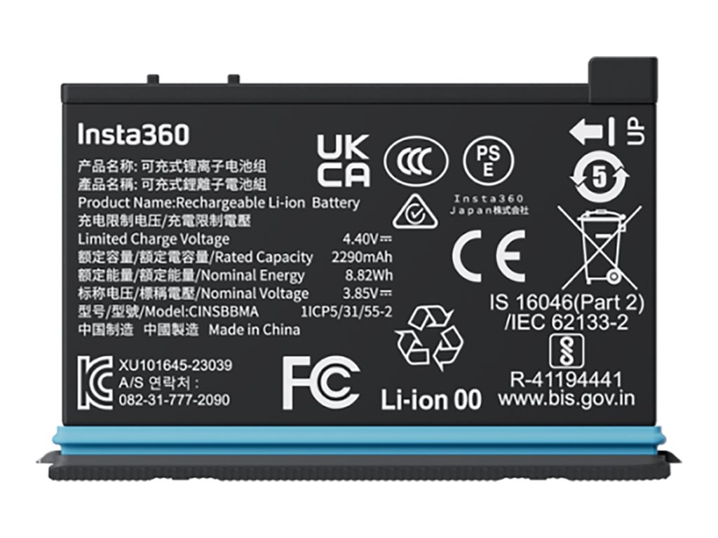 Insta360 Cinsbbma Tilbehør Til Aktion Sportskamera Kamerabatteri