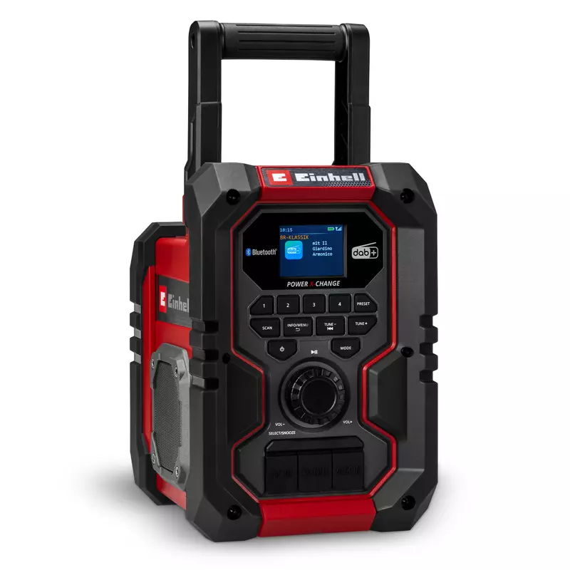 EINHELL battery-powered radio TE-CR 18 Li DAB+/FM/BT - Solo - SOLO
