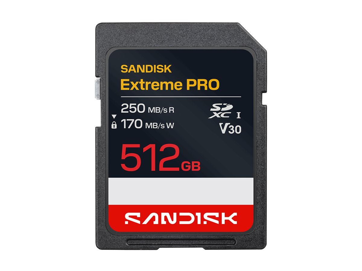 SANDISK Extreme PRO SD - 250MB/s - 512GB