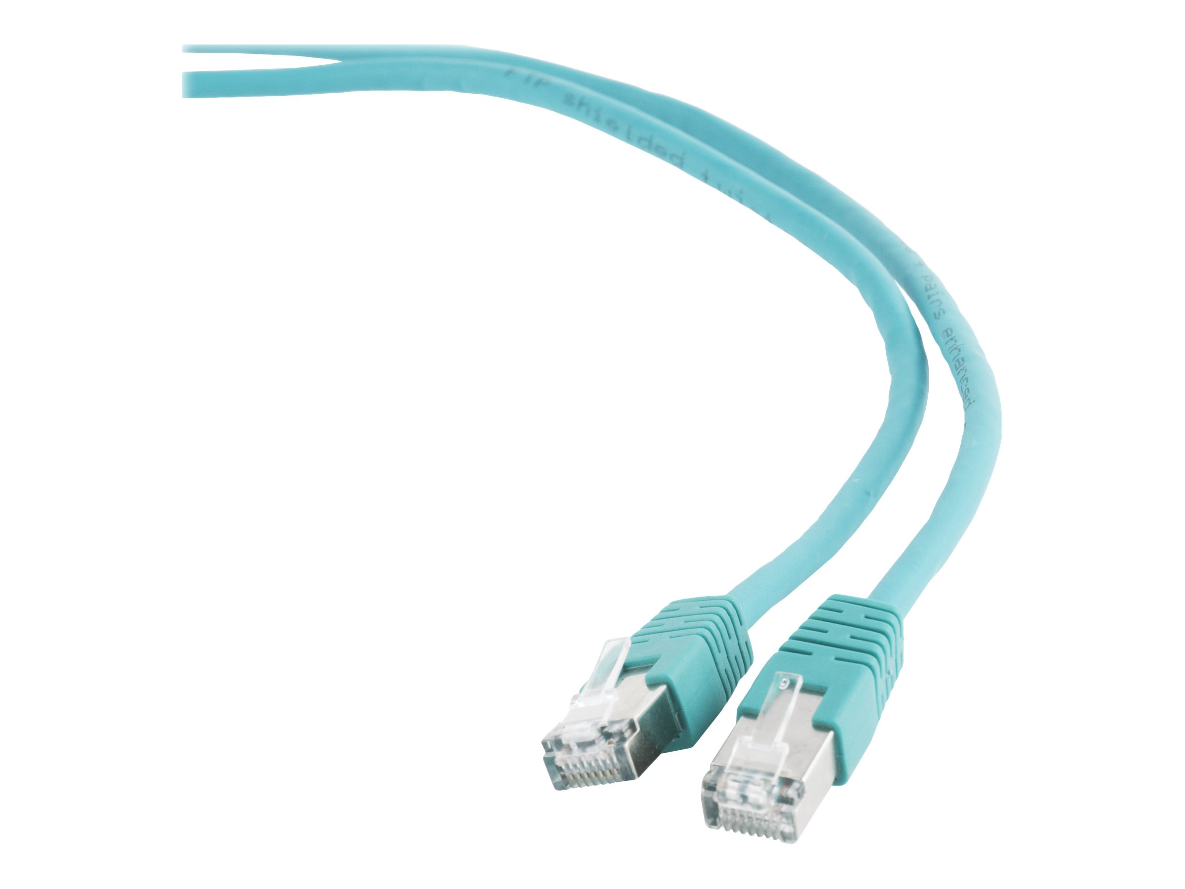 Gembird - Patchkabel - RJ-45 (han) til RJ-45 (han) - 2 m - STP - CAT 6 - formet, strenget - grøn