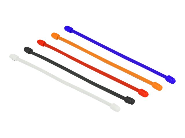 Delock 8cm Sort Blå Orange Rød Hvid