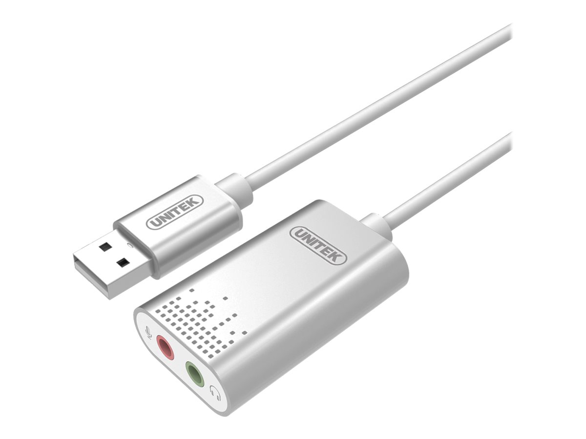 Unitek Y-247A - Lydkort - 16 bit - 48 kHz - stereo - USB 2.0