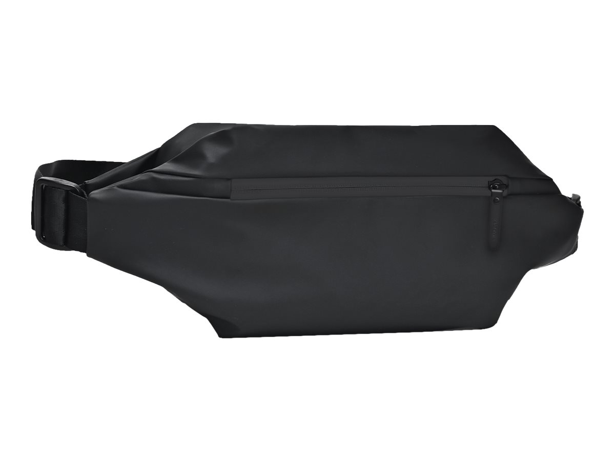 Xiaomi Sports Fanny Pack - Bæltepose til mobilteleffon/nøgler/pung/øretelefoner/power bank/tilbehør - kunstig læder, tekstil, nylonrem - sort